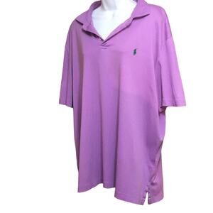 Polo Ralph Lauren Purple Cotton Tee. XXL